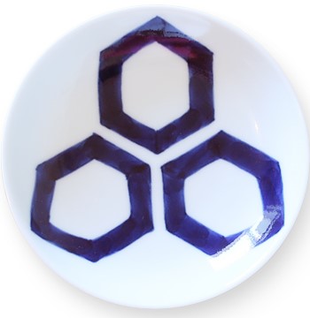 4.1in Plate / Mitsu Kikkoumon