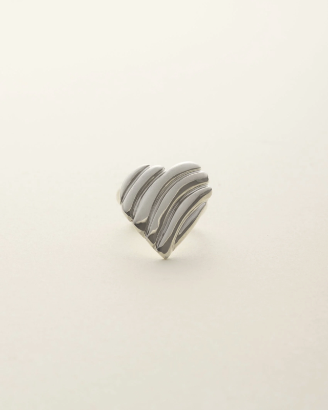 Heart button ring(yoaa)