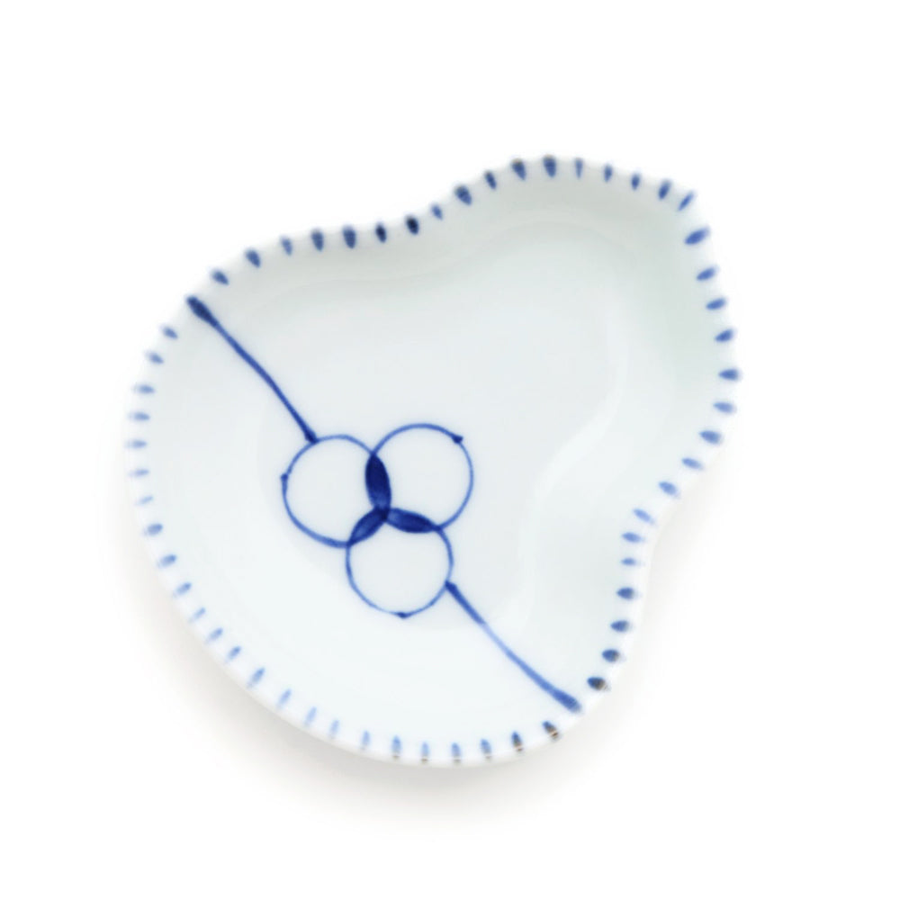 2.9 inch Gourd Plate/ Mamezara /Bow