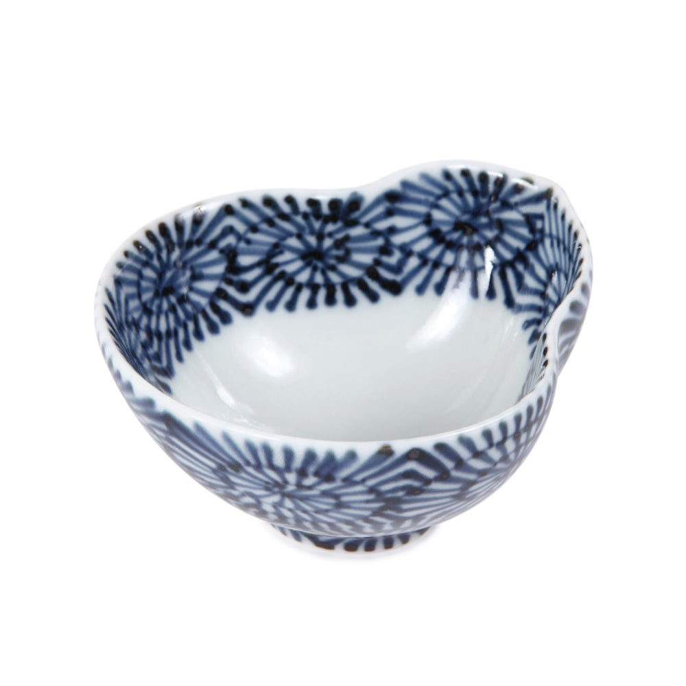 3.5in Small Bowl /GourdType / Floral Petal/ Arabesque-1