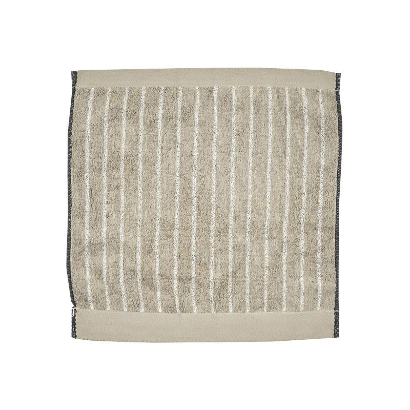 【WA-SHI Stripe of Imabari Towel】Bath Towel, Face Towel, Hand Towel, Handkerchief/ Begie, Brown, Grey, Black