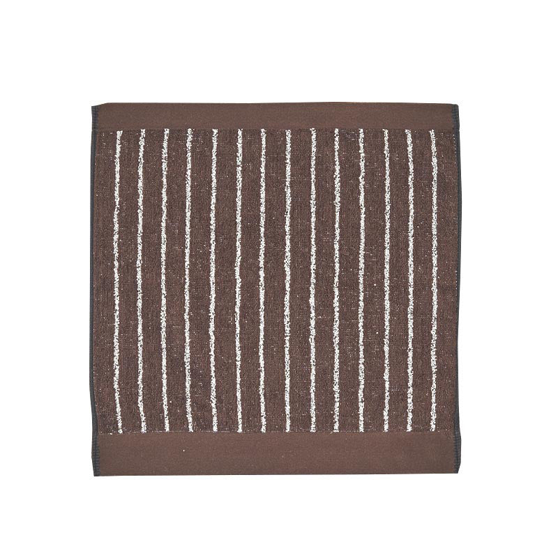 【WA-SHI Stripe of Imabari Towel】Bath Towel, Face Towel, Hand Towel, Handkerchief/ Begie, Brown, Grey, Black