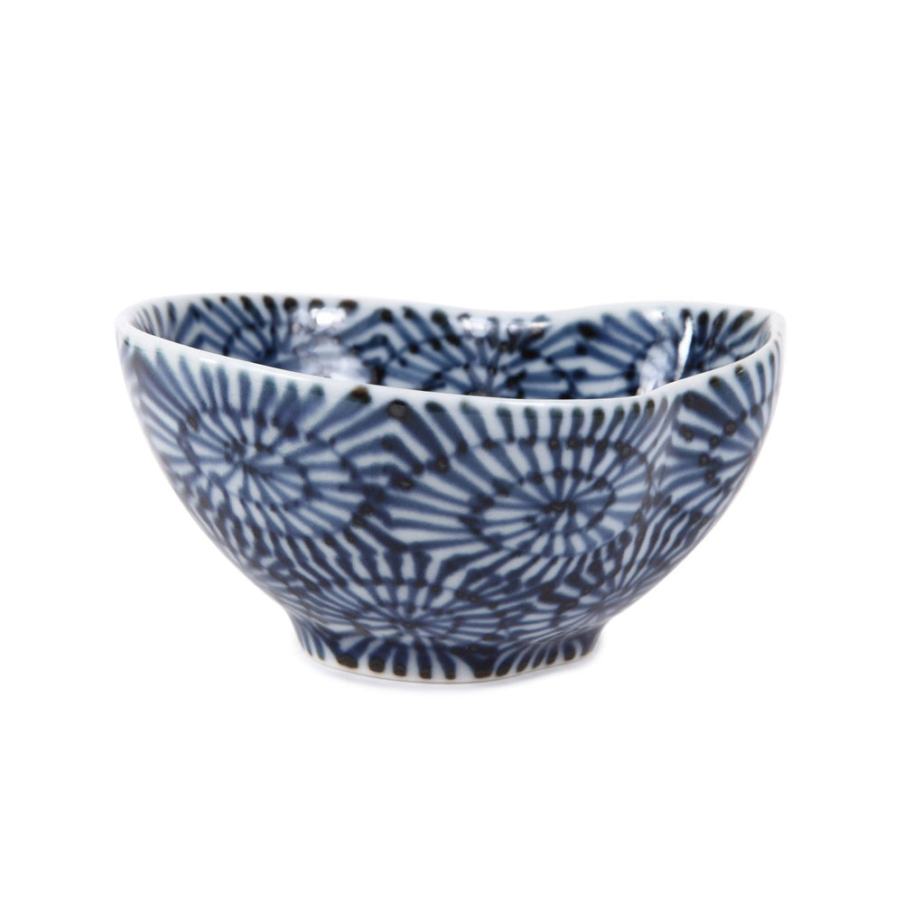 3.5in Small Bowl /GourdType / Floral Petal/ Arabesque-1