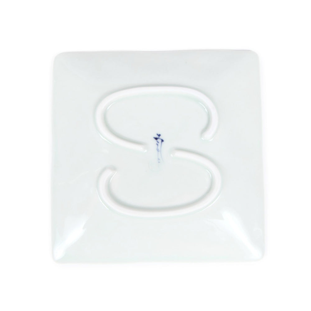 6.1 inch Square Plate / Shippo