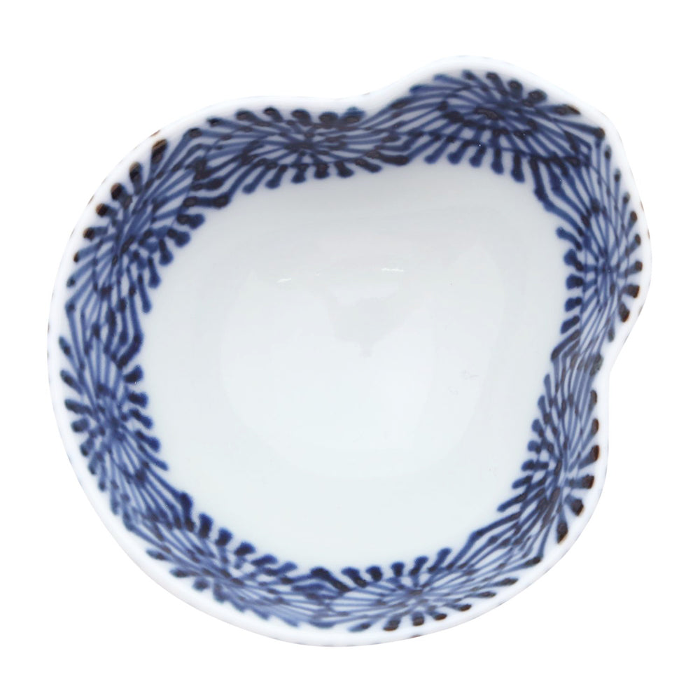 3.5in Small Bowl /GourdType / Floral Petal/ Arabesque-1