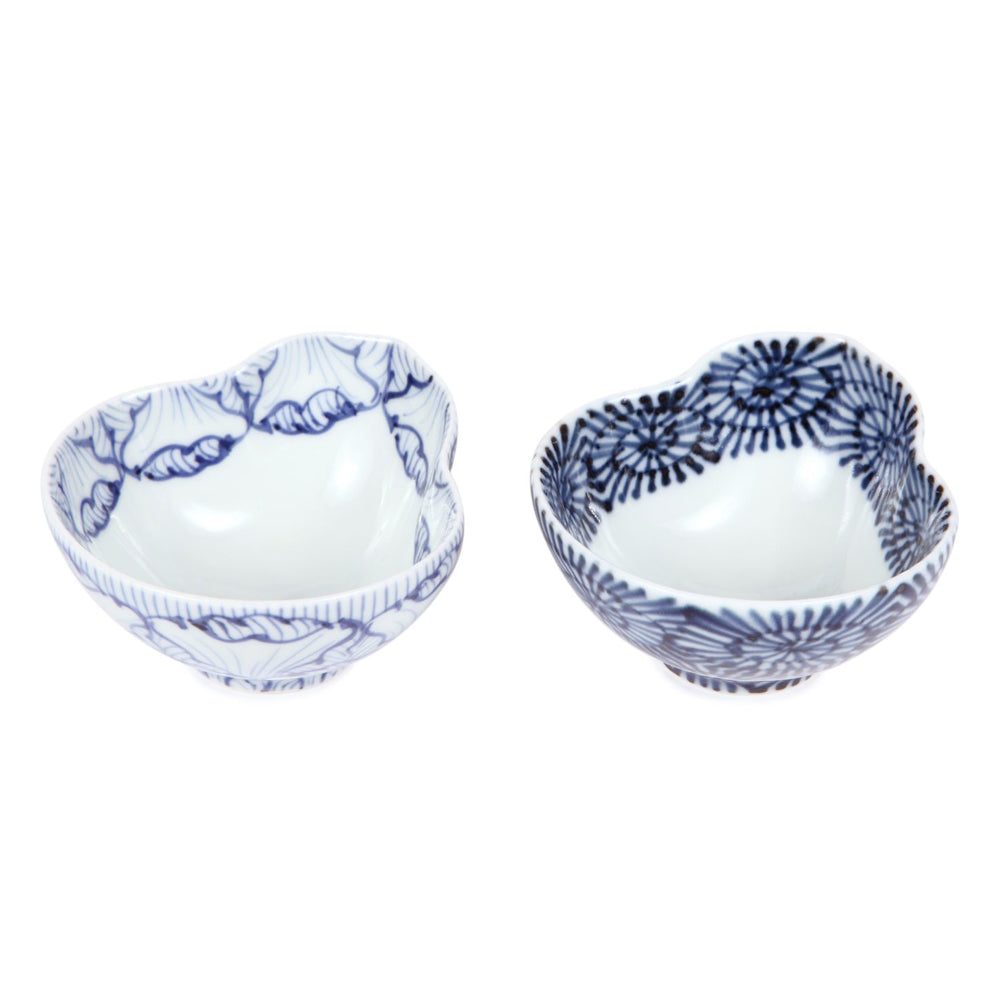 3.5in Small Bowl /GourdType / Floral Petal/ Arabesque-1