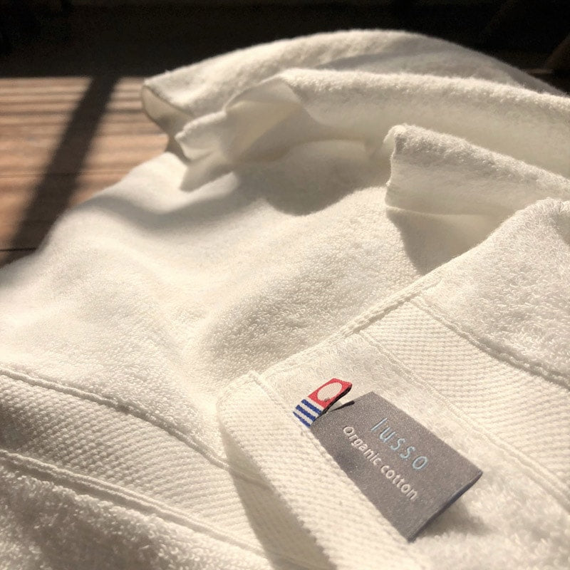 LUSSO Towel/ Imabari/ 2 types/ White