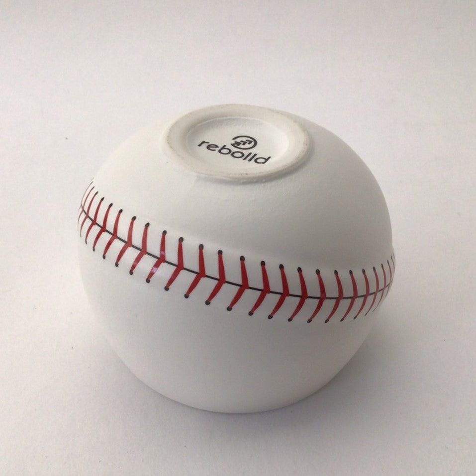 Baseball design  glass made in Hasami