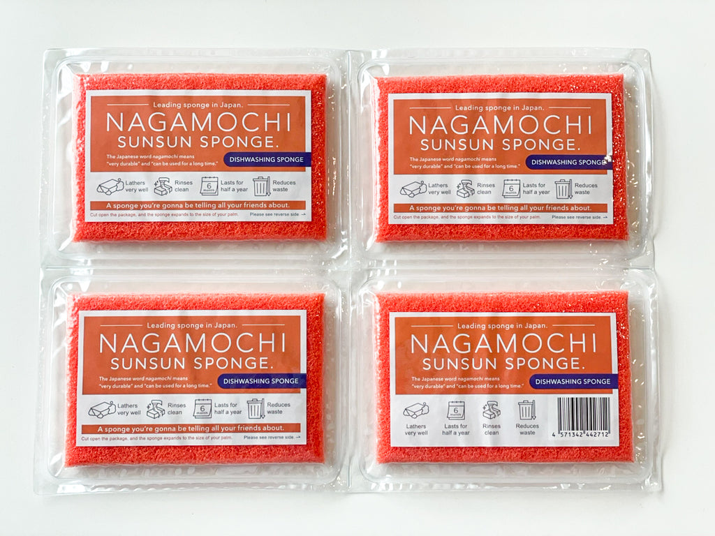 Nagamochi Sunsun sponge/ 4pcs set
