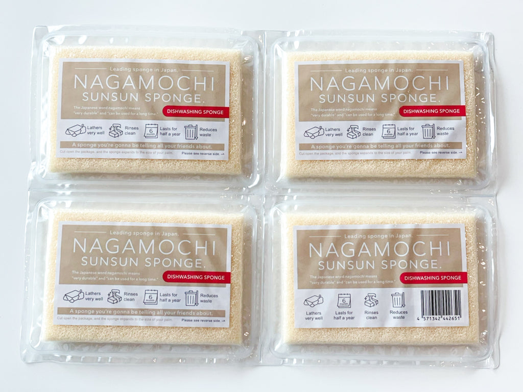 Nagamochi Sunsun sponge/ 4pcs set