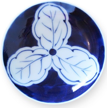 4.1in Plate / Mitu Kashiwa Blue