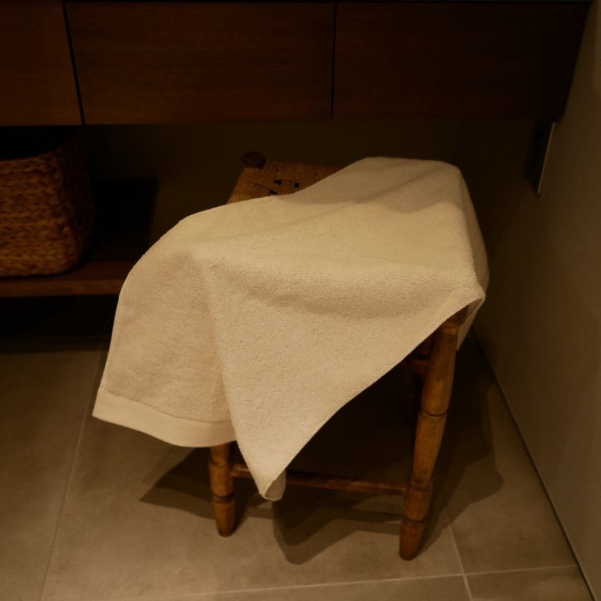 【ECO towel of Imabari Towel】Bath Towel, Face Towel, Hand Towel, Handkerchief/ Natural White