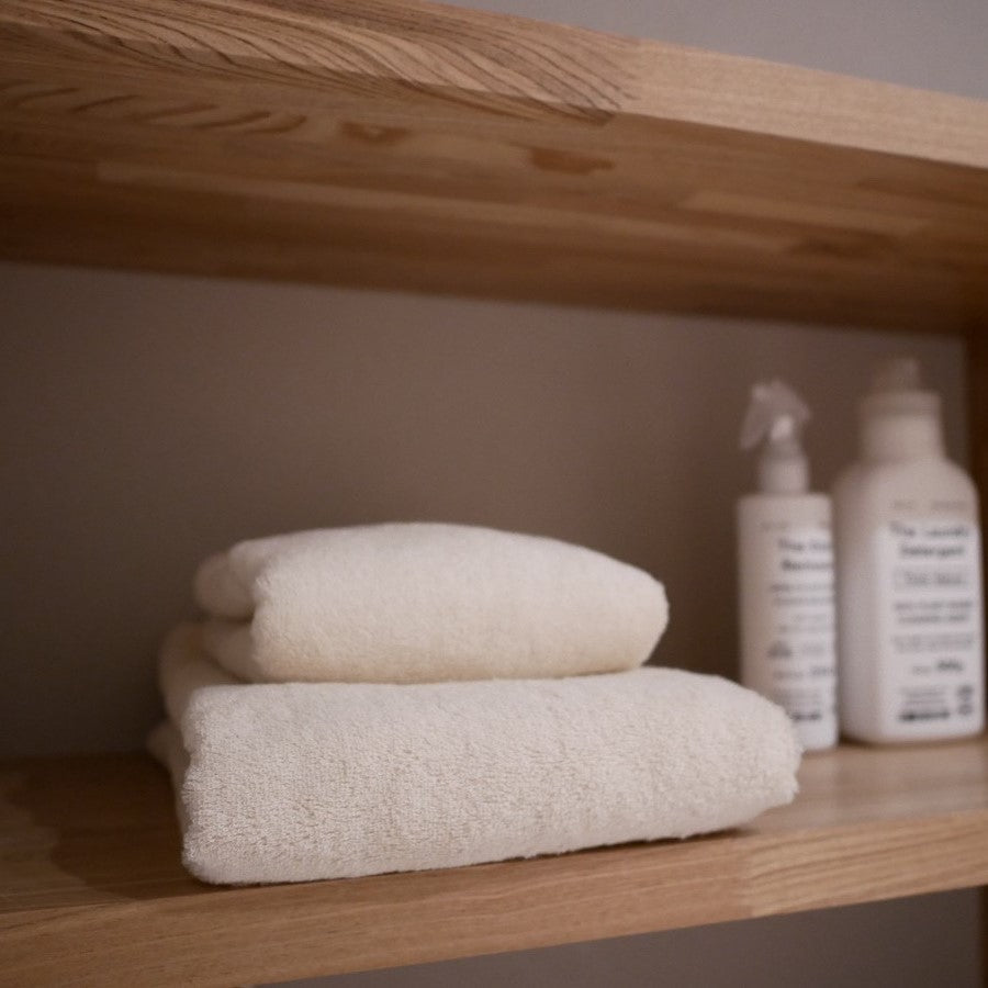 【ECO towel of Imabari Towel】Bath Towel, Face Towel, Hand Towel, Handkerchief/ Natural White