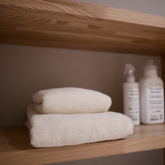 【ECO towel of Imabari Towel】Bath Towel, Face Towel, Hand Towel, Handkerchief/ Natural White