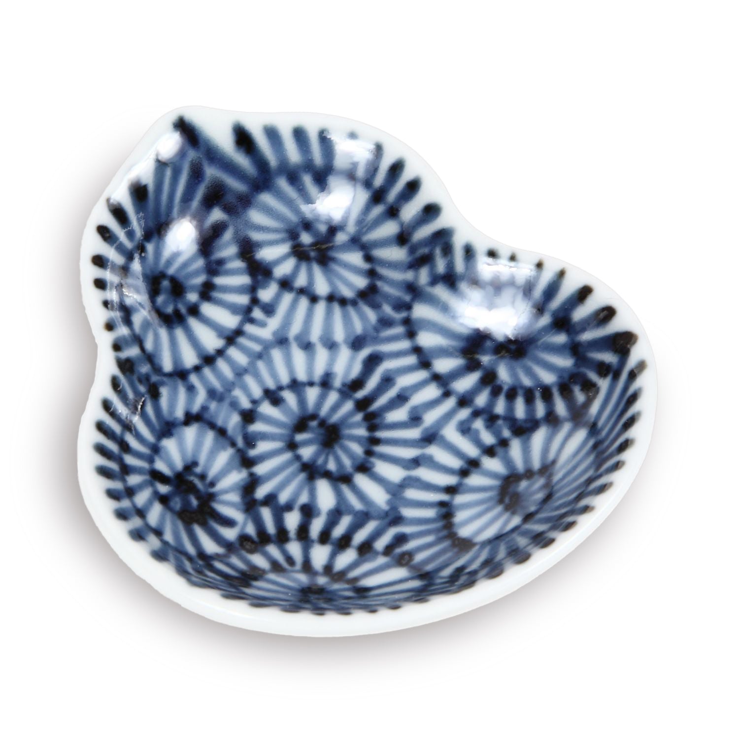 2.9 inch Gourd Plate/ Mamezara /Arabesque-1