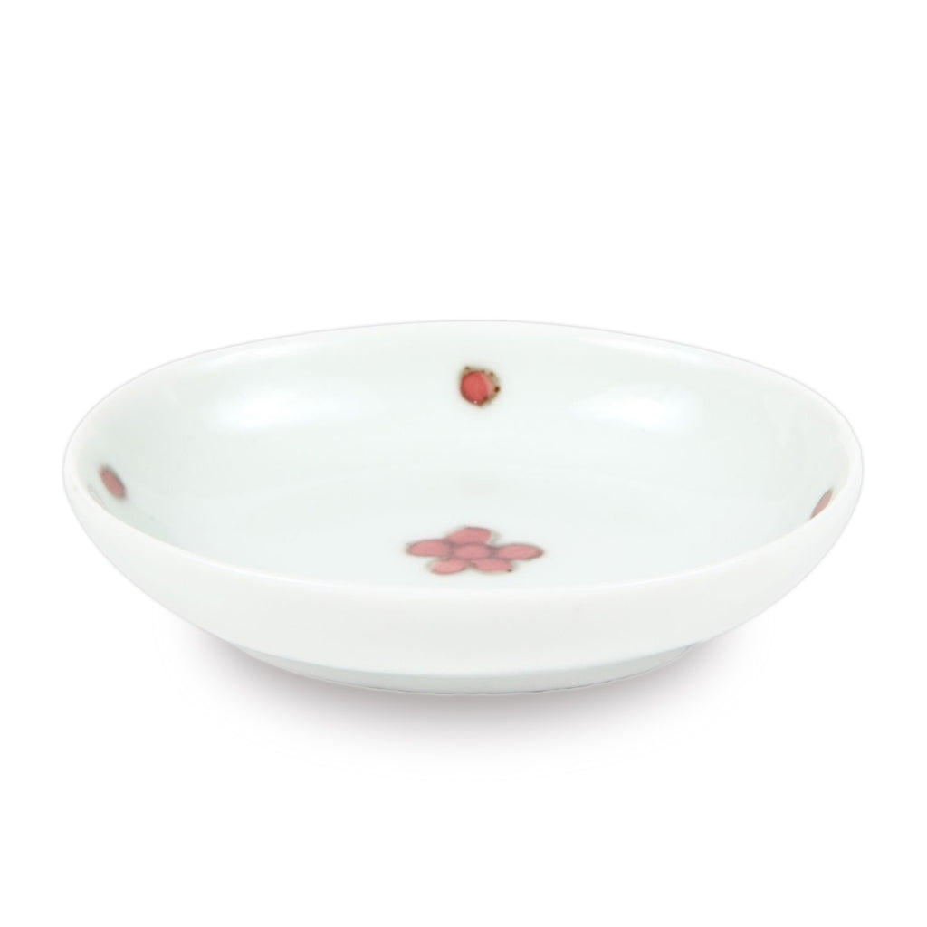 2.2inch Oval Plate/ Mamezara / Flower