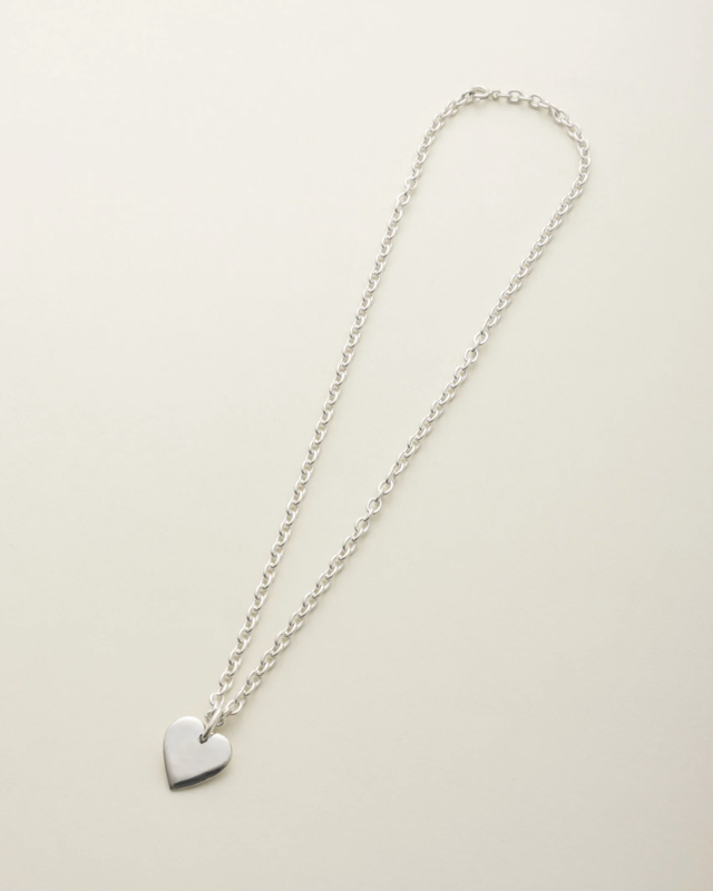 Heart plate necklace（yoaa）