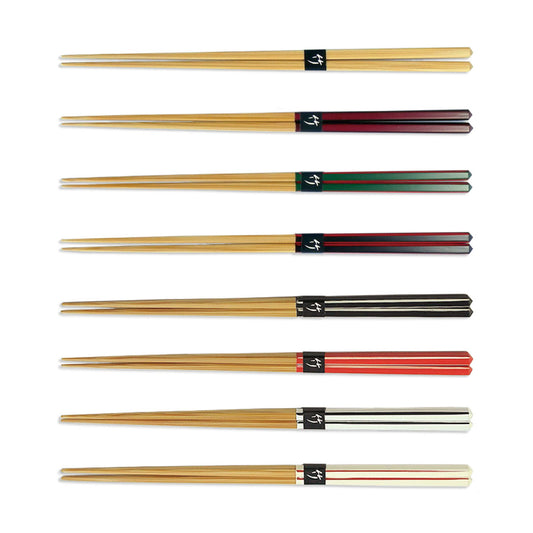 Diamond cut sharpened chopsticks