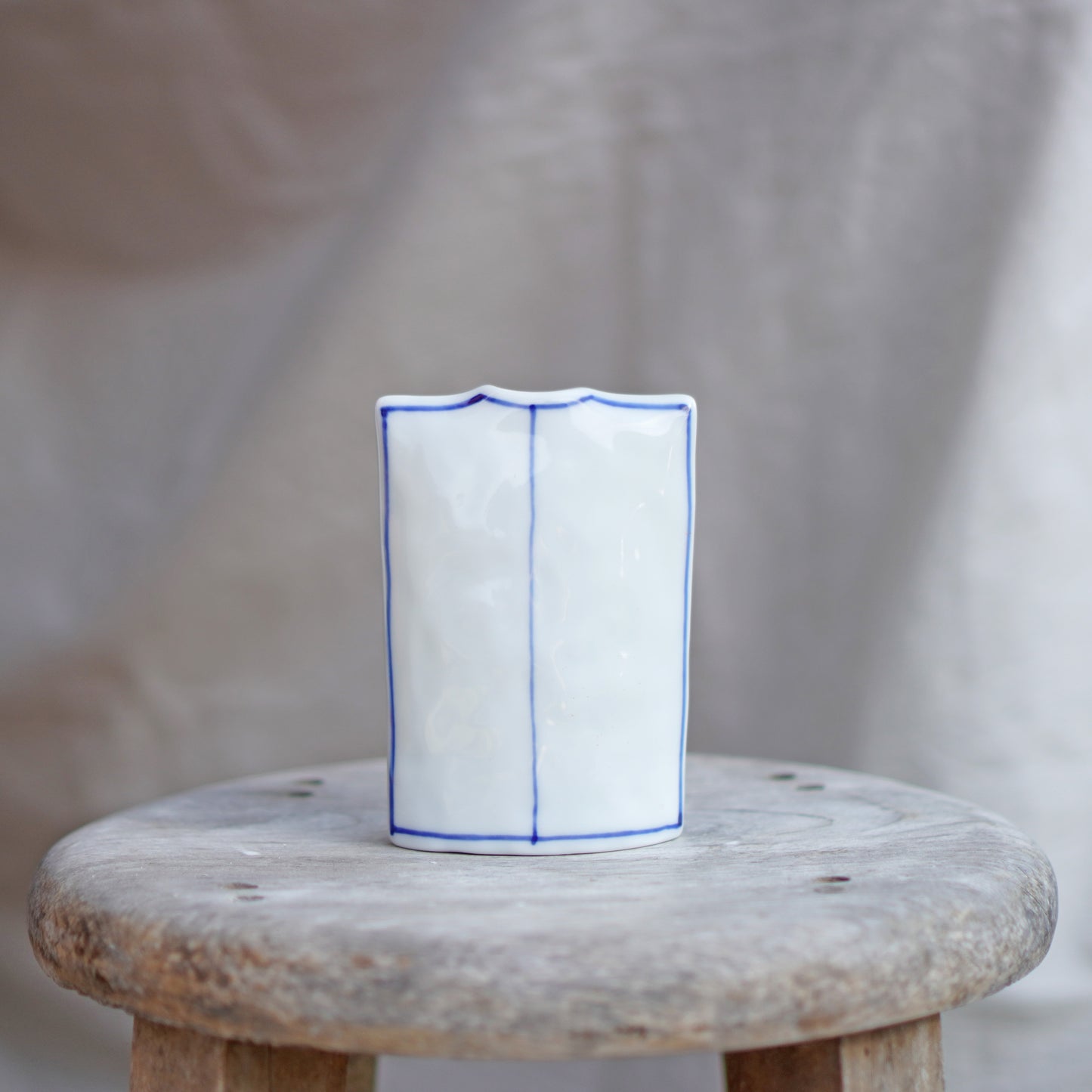 Reversible Vase S (Stripe/Line)