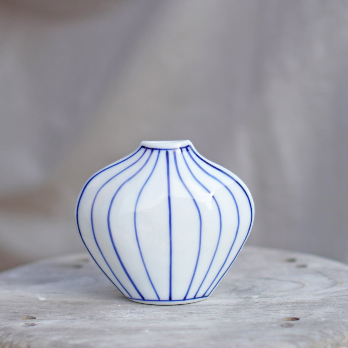 Reversible Vase S (Stripe/Wave)